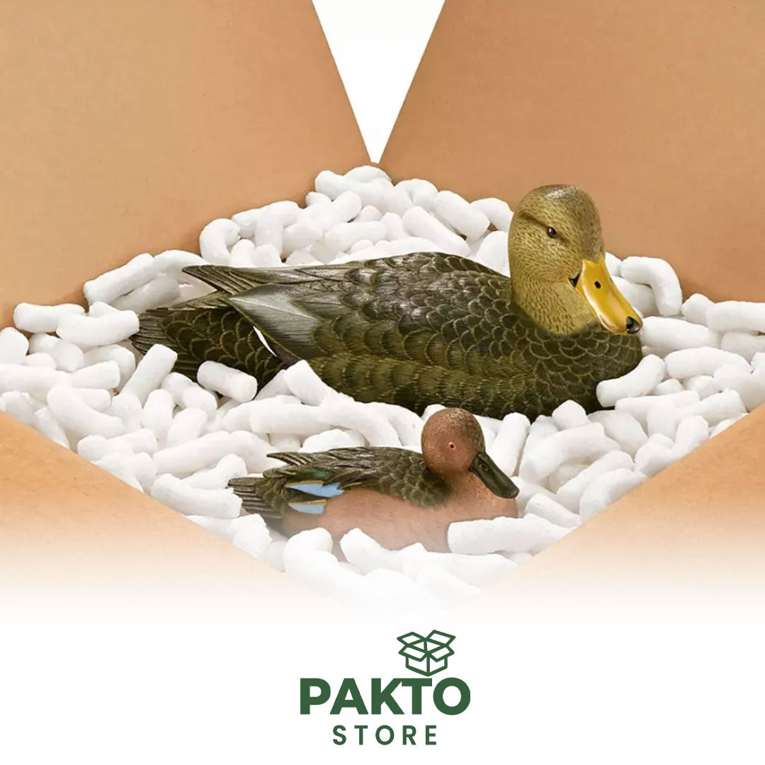 Cacahuate Relleno Biodegradable para Envíos | Por Bolsa