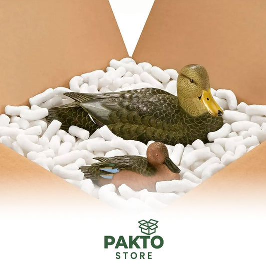 Cacahuate Relleno Biodegradable para Envíos | Por Bolsa