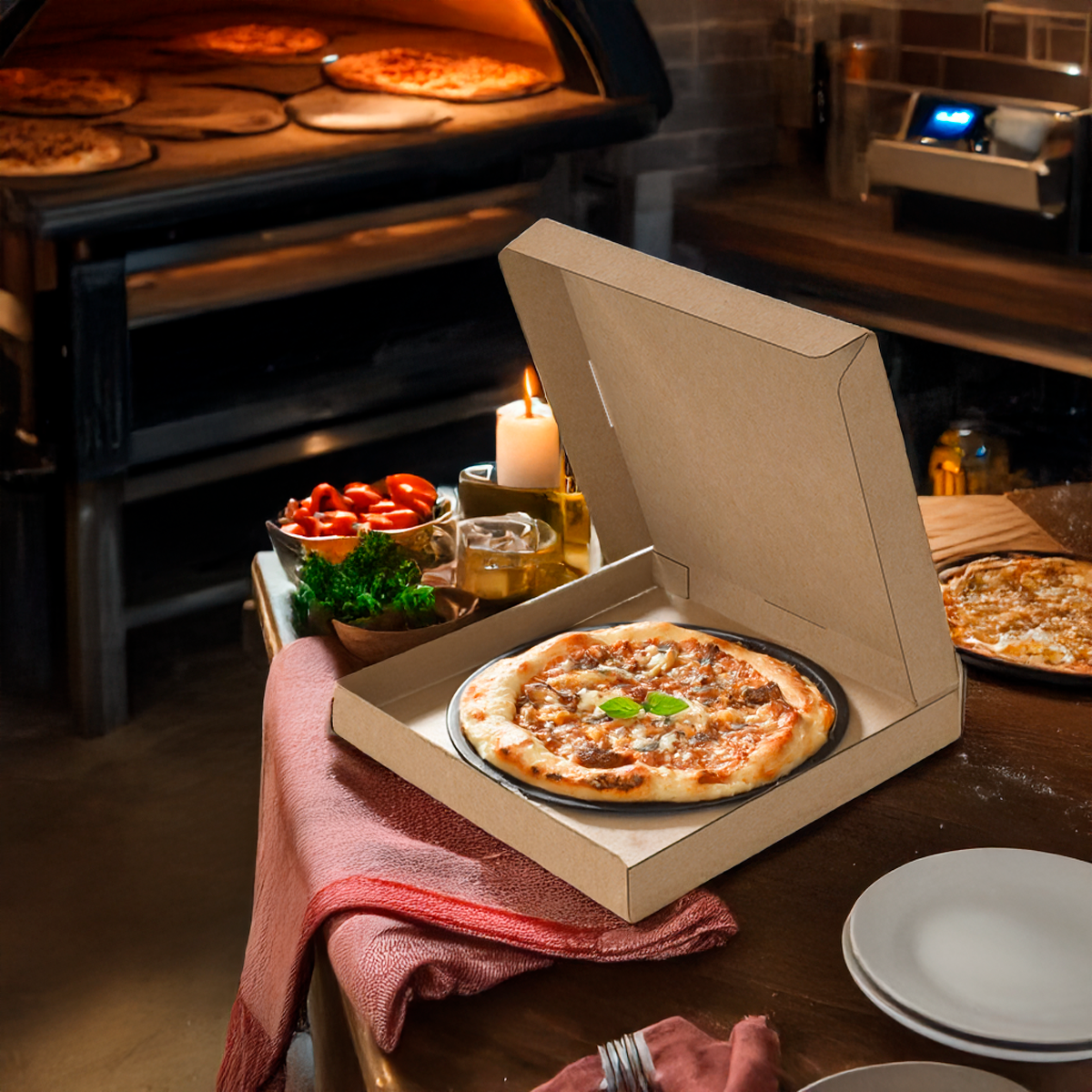 Cajas Premium para Pizza (Flauta "E")
