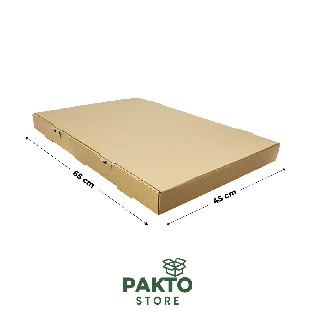 Caja para Pizza Rectangular 45x65 cm Kraft