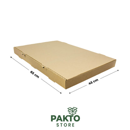 Caja para Pizza Rectangular 45x65 cm Kraft