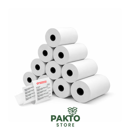 Rollo de Papel Térmico 80 x 70 mm – Blanco