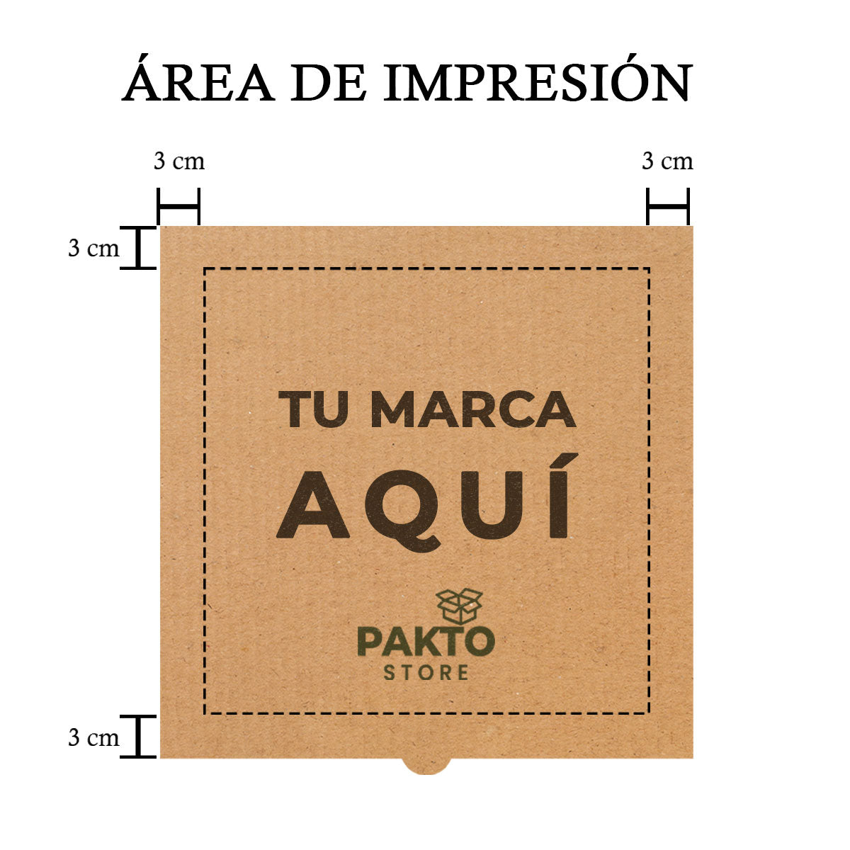 Caja Pizza - Personalización Sencilla