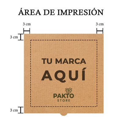 Caja Pizza - Personalización Sencilla