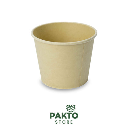 Contenedor Sopero de Bambú 21 oz con Tapa – Biodegradable para Delivery