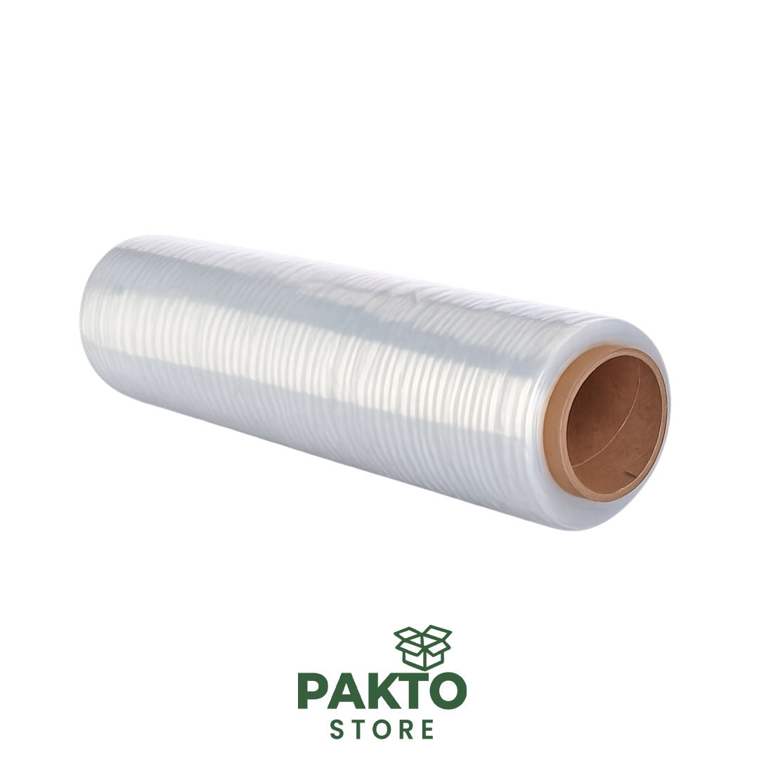 Película Stretch Transparente 18” – Rollo de 1000 ft