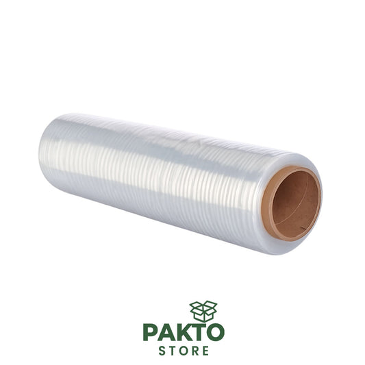 Película Stretch Transparente 18” – Rollo de 1000 ft