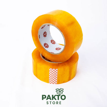 Cinta de Embalaje Acrílica 48 mm × 150 m – 50 mic | Crystal Gold