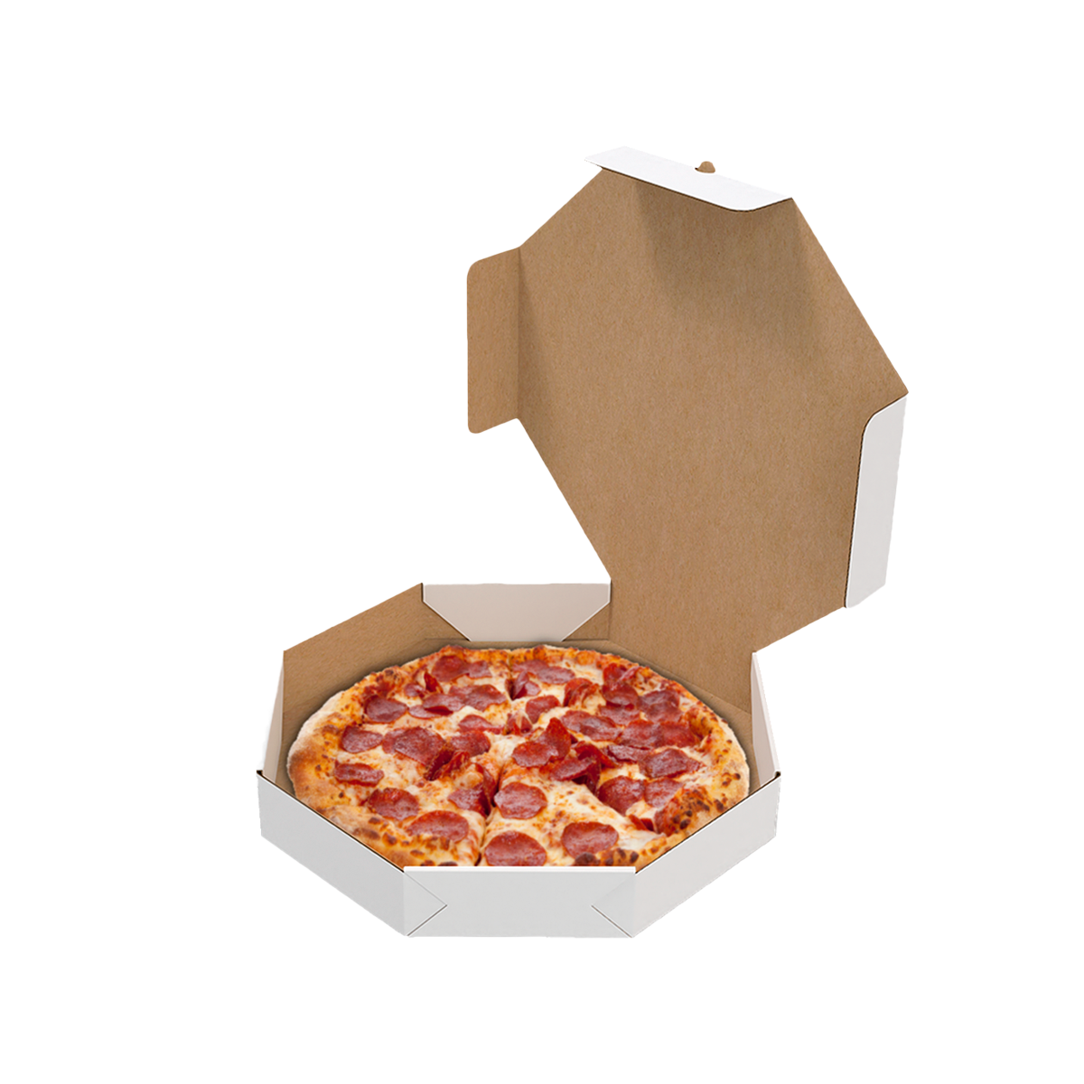Caja Octagonal Para Pizza