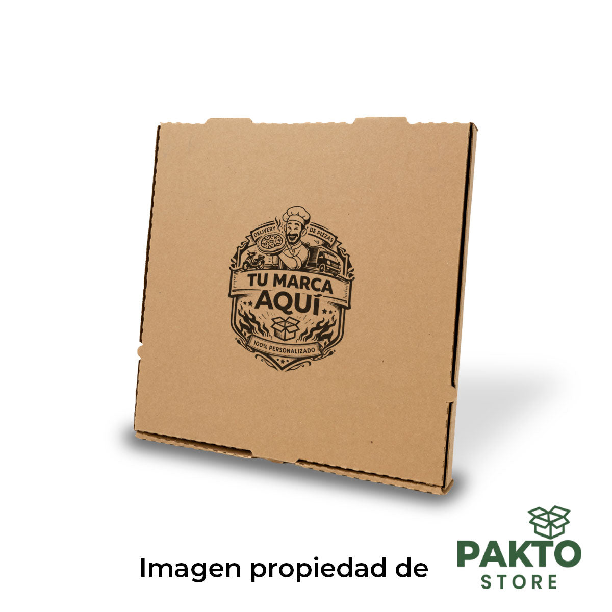 Caja Pizza - Personalización Sencilla