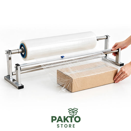 Despachador Manual de Película Stretch 50 cm con Cortador Deslizante