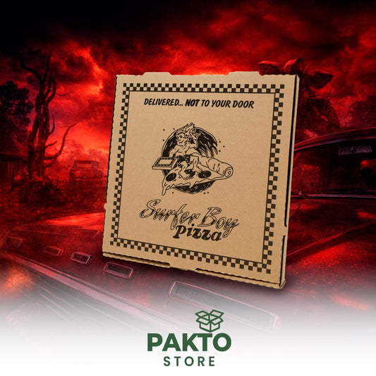 Caja para Pizza Edición Limitada (Estilo Retro 80’s) – Impresión 1 Tinta