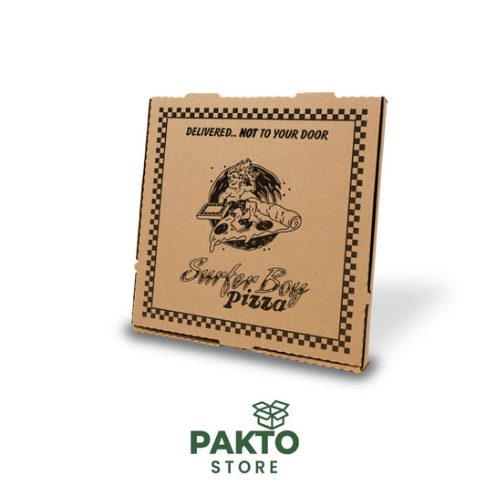 Caja para Pizza Edición Limitada (Estilo Retro 80’s) – Impresión 1 Tinta