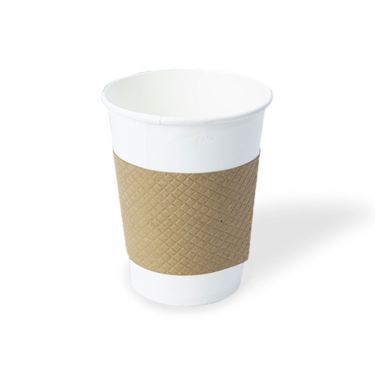 Fajilla de Cartulina Kraft Gofrada para Bebidas Calientes (1,000 pzas.)